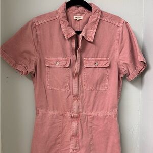 Vici Pink Utility Short Romper